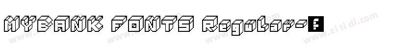 MYBANK FONTS Regular字体转换